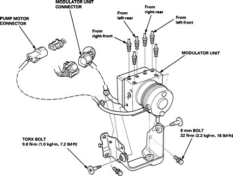 ford abs module brakes diagram